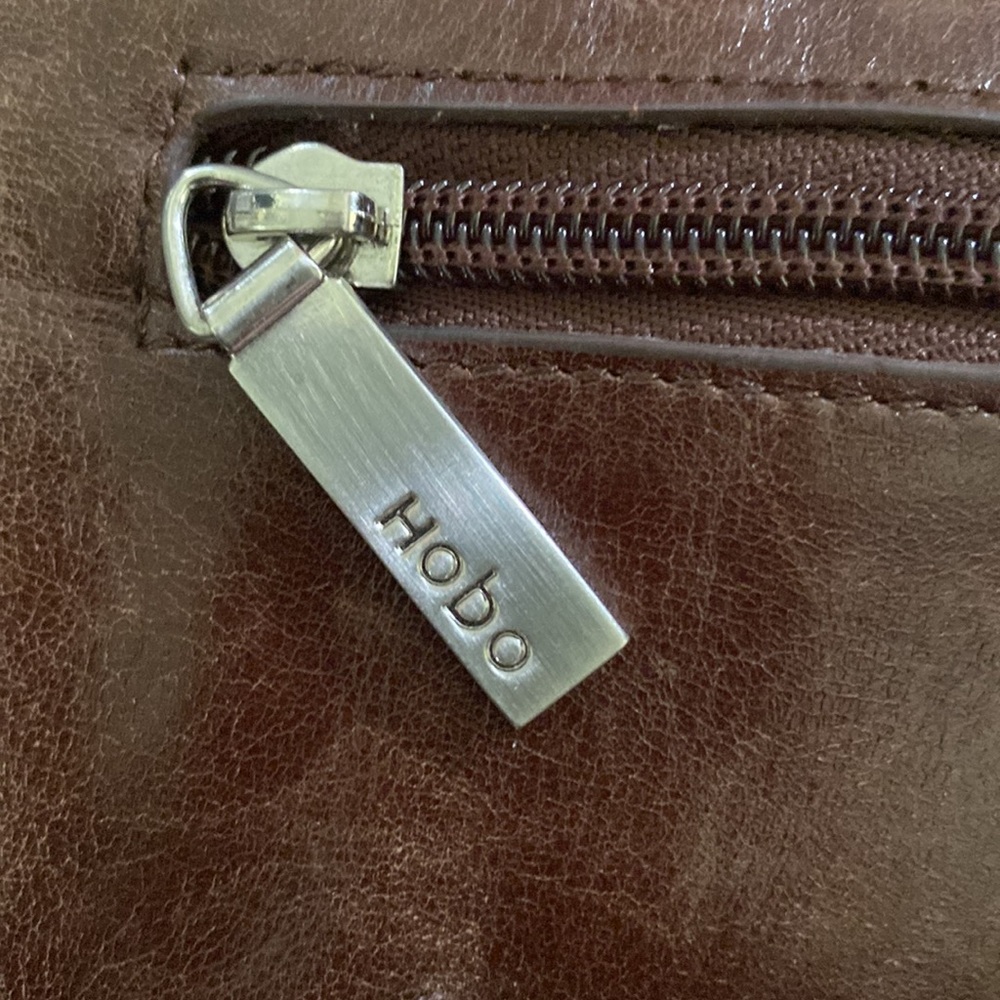 HOBO Brown Leather Clutch - Picture 6 of 10